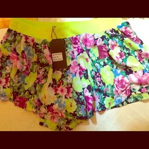 Floral shorts
