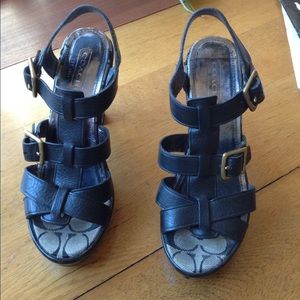 Coach shoes - heels.