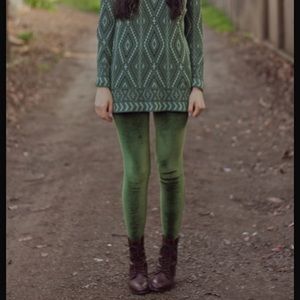 American apparel velvet leggings