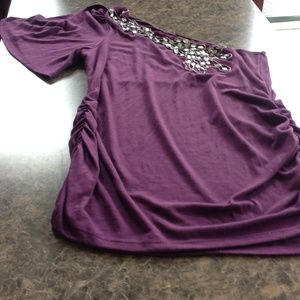 Plus size one shoulder club top!