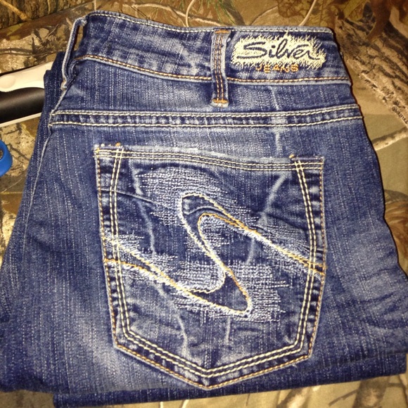 Silver aiko bootcut jeans