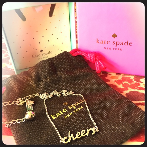 Kate spade "cheers" necklace