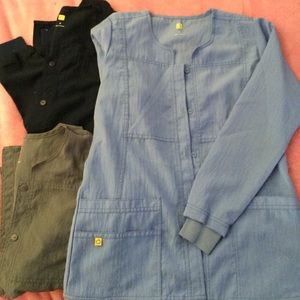 Wonder wink 4-stretch scrub top/lab jacket