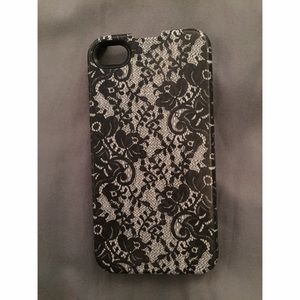 Black lace iPhone 4/4s case.
