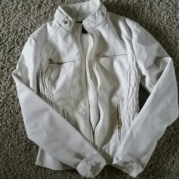 GUESS Leather Jacket - Picture 2 of 4