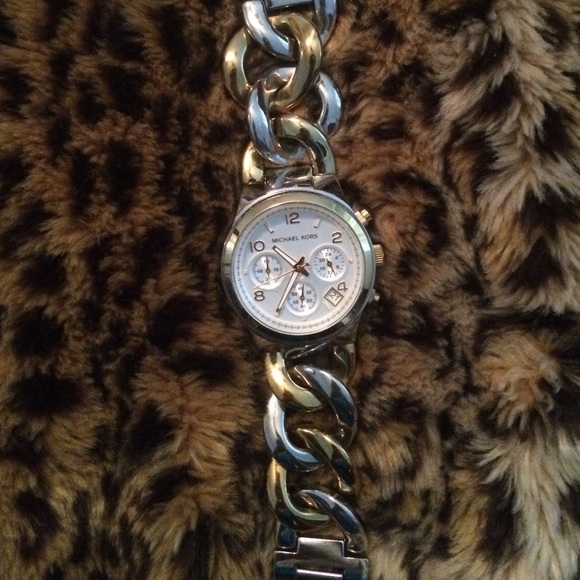 Michael Kors gold and silver women's watch