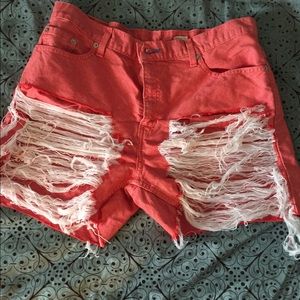 Distressed Levi's Denim