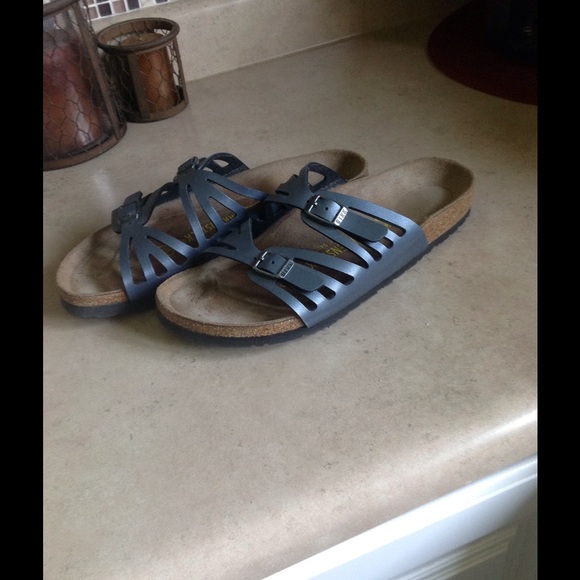 Grey Birkinstock sandals-$44.00. NWOT
