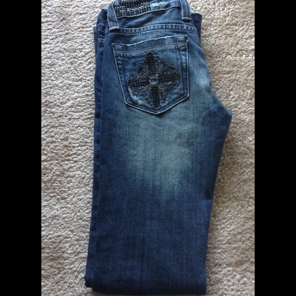 MM jeans with black bling! HP 7/18 Weekend Wear😀