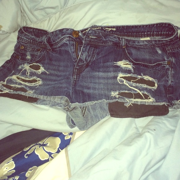 American eagle denim shorts.