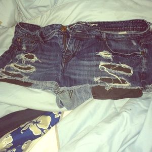 American eagle denim shorts.