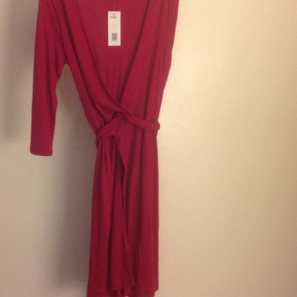 Pink wrap dress new