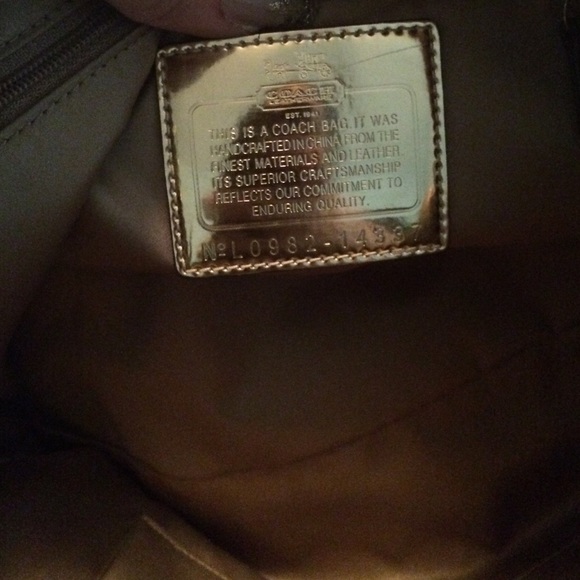 NWOT tabs coach handbag - Picture 4 of 4