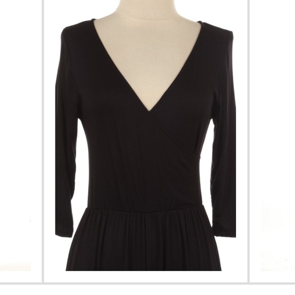 Black maxi dress - Picture 3 of 4