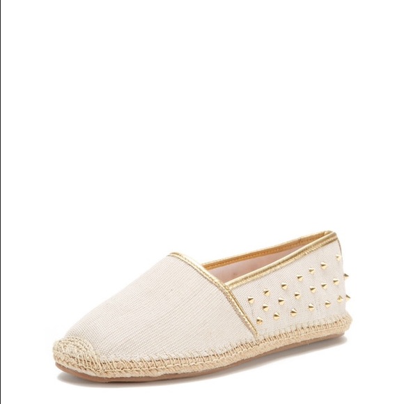 SCHUTZ Shoes - Schutz spiked cream/nude espadrilles size 7