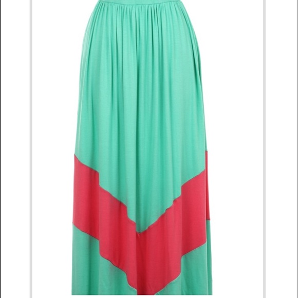 Mint maxi dress - Picture 2 of 3