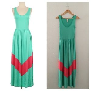 Mint maxi dress