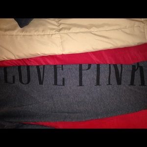 Victoria's Secret sweat pants and hoodie