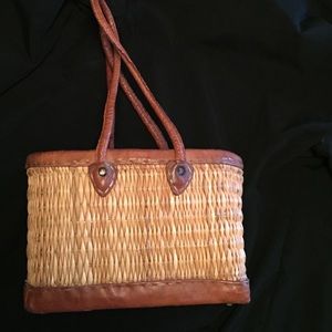 Wicker purse