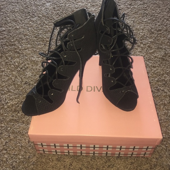 Black heels