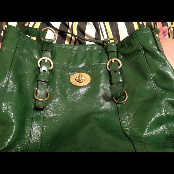 Green Coach Purse