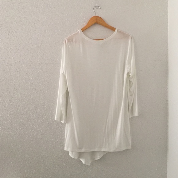 Ivory assymetrical tunic - Picture 2 of 3
