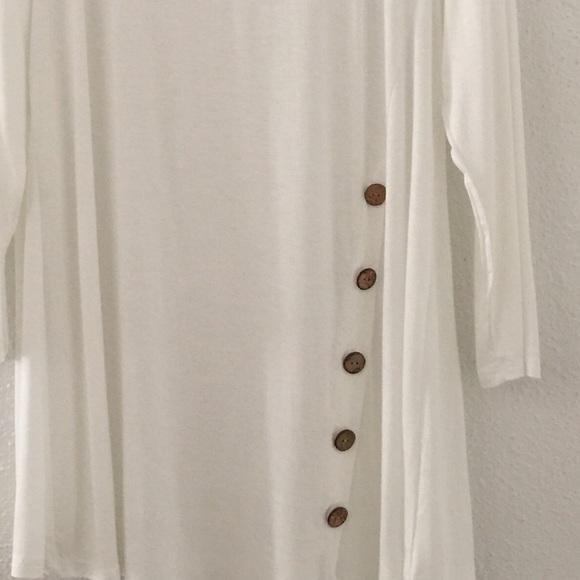 Ivory assymetrical tunic - Picture 3 of 3