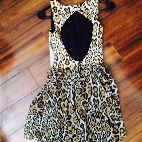 Tiger open back skater dress - Picture 2 of 2