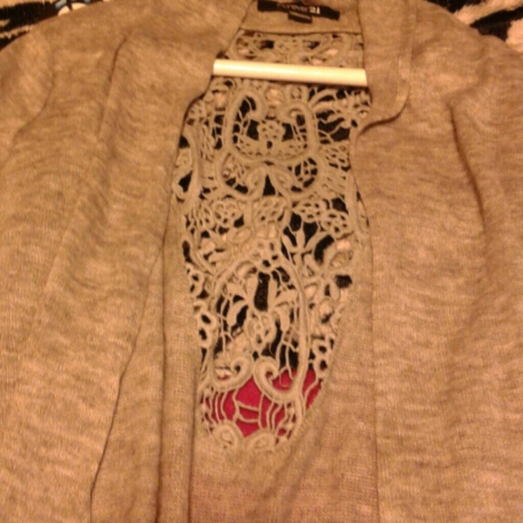 Grey sweater like cardigan