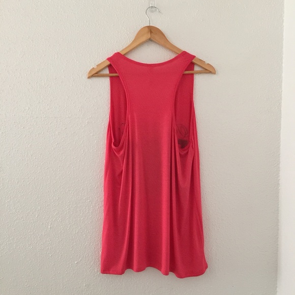 Graphic coral racerback tank - Picture 2 of 2
