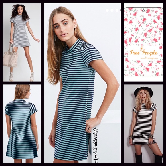 Free People Dresses & Skirts - ❗️1-HOUR SALE❗️Free People Striped Dress A Line