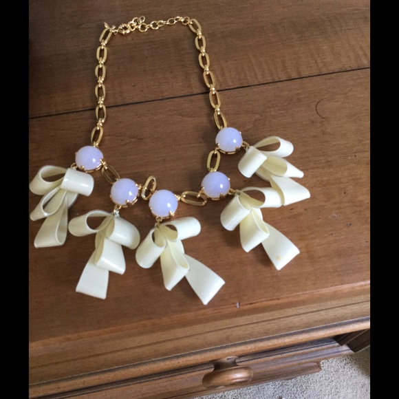 J. Crew Jewelry - J. Crew French Style bow ribbon necklace