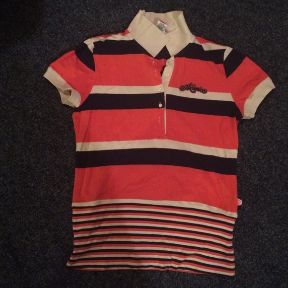 Cute stripe fitted shirt