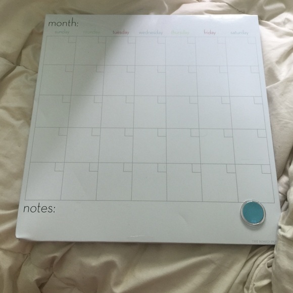 DRY ERASE BOARD CALANDER