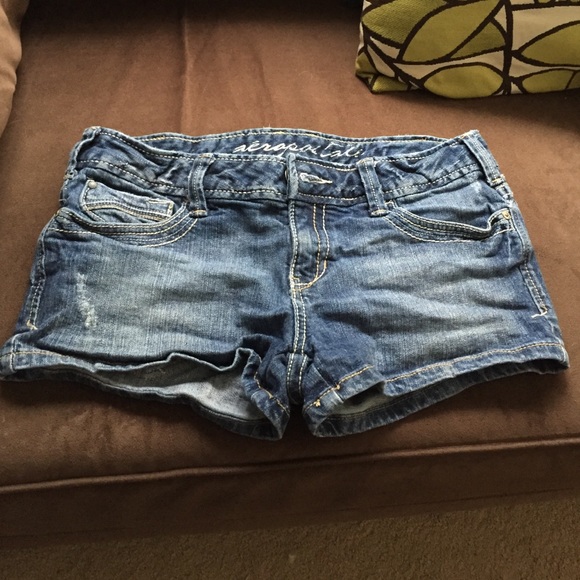 Denim shorts