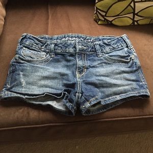 Denim shorts