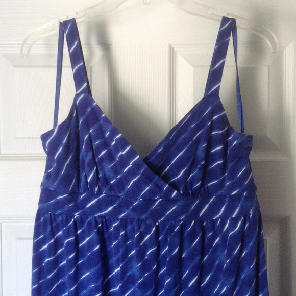 Ann Taylor LOFT Blue/White Sundress - Picture 2 of 4