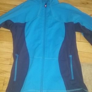blue lululemon zip up jacket