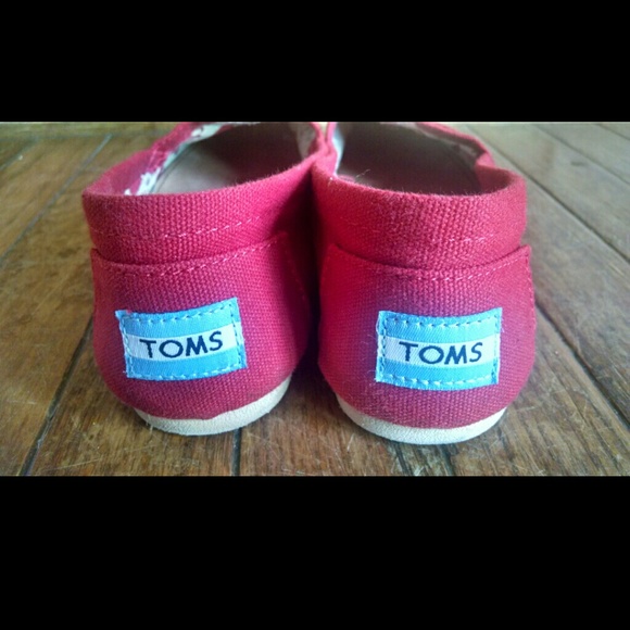TOMS Red Canvas Shoe