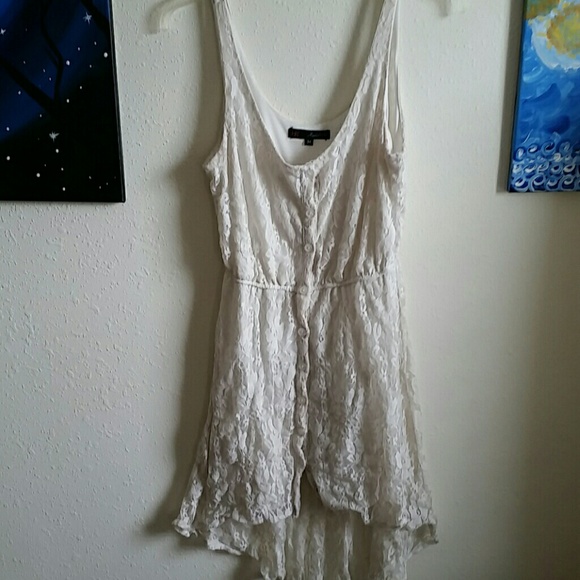 White lace dress