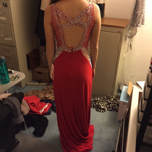 Red Prom Dress - Picture 2 of 4