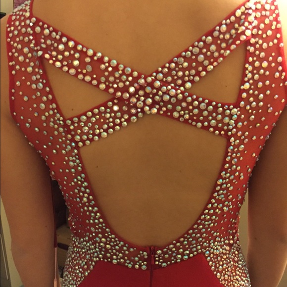 Red Prom Dress - Picture 3 of 4