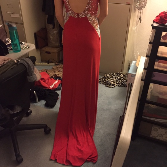 Red Prom Dress - Picture 4 of 4