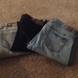 Bundle! 2 Hollister Size 9R - 1 AE size 10