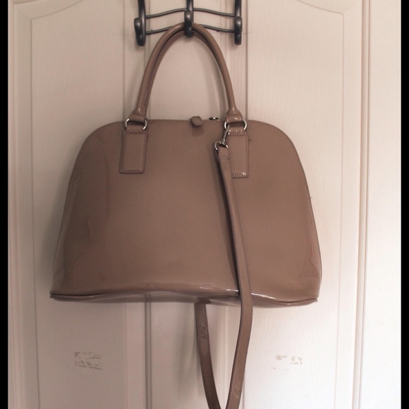 Express Patent Bowler Bag //Tote//Purse