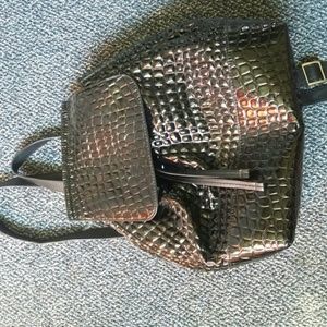 H&M Crocodile Skin Bagpack