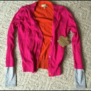 Vera Wang color blocking sweater