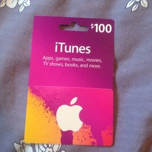 $100 iTunes Gift Card