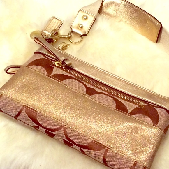 Coach Signature Handbag.