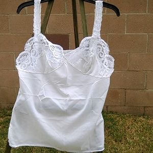 White lace under shirt